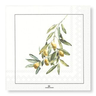 Wild Olives Napkins - Cocktail
