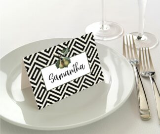 Manor Road Provencial Pear Placecards