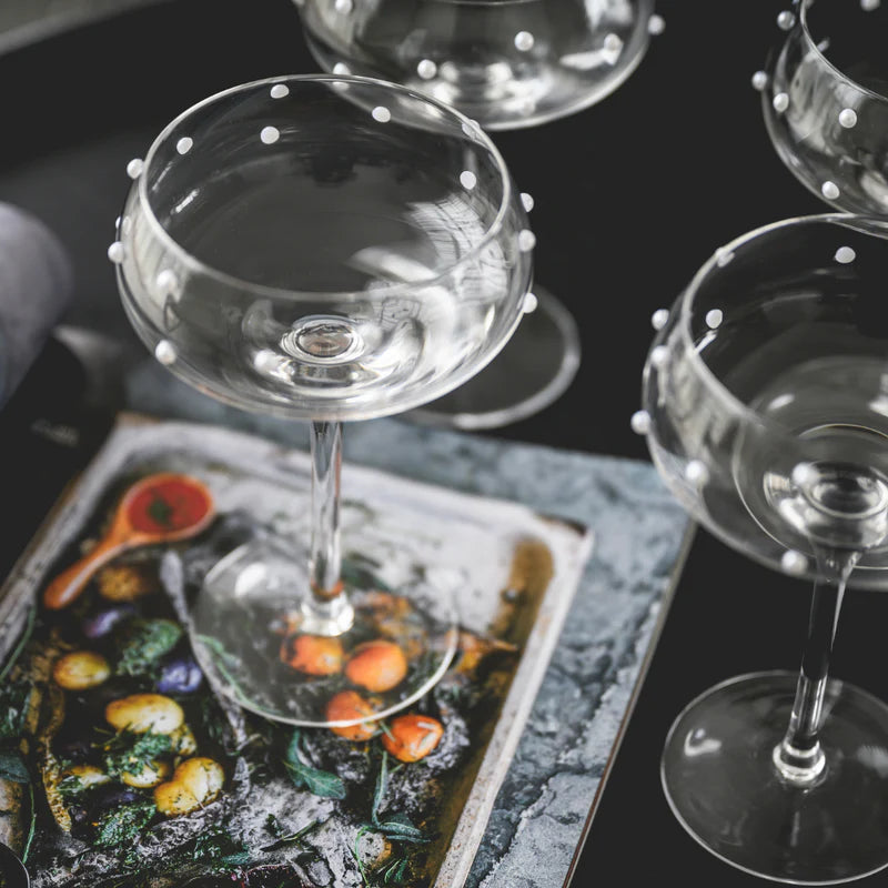 The Perfect Pearl Coupe Glasses - Set of 4