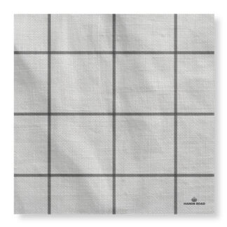 Black & White Check Linen Cheese Board Presentation Cards