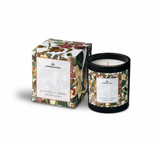 Green Tea & Amber Candle - 300ml
