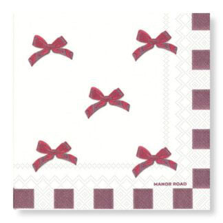 Red Velvet Napkins - Cocktail