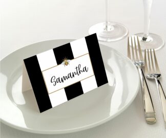 Manor Road The Striped Bee Placecards