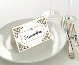 Manor Road Ornamental Bee Placecards