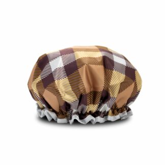 Shower Cap – Classic Plaid Tan