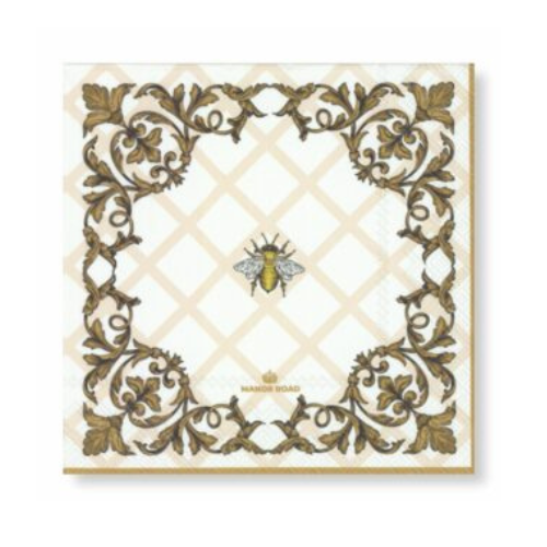 Ornamental Bee Napkins – Luncheon