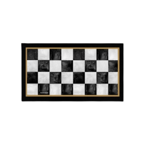 Small Bar Mat – Marble Check