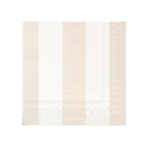 Naturals Stripe Napkins – Cocktail