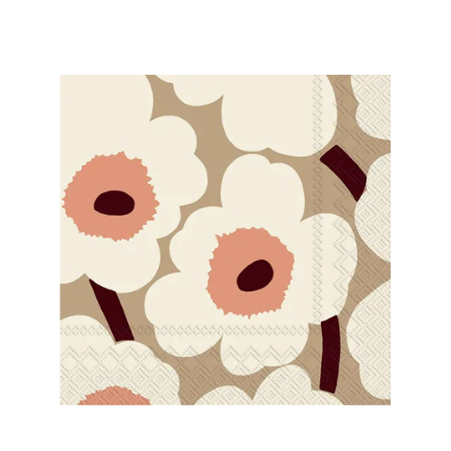 IHR Marimekko Unikko Cream - Luncheon