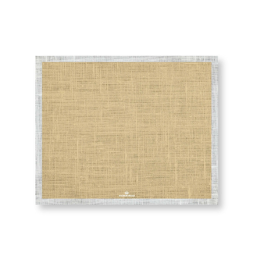 Linen (Gold) Paper Placemat Pad