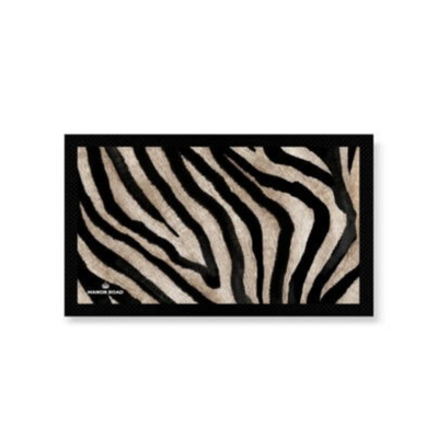 Manor Road Small Bar Mat - Zebra