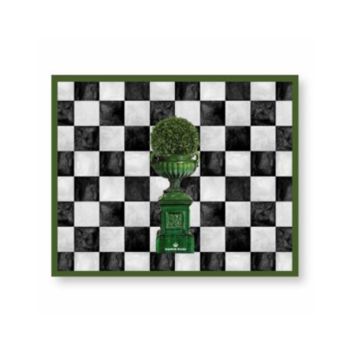 Courtyard Green Paper Placemat Pad