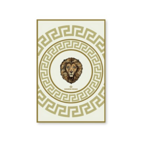 Microfiber Tea Towel - Ivory Lion