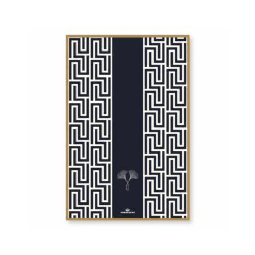 Microfiber Tea Towel – Gingko Navy