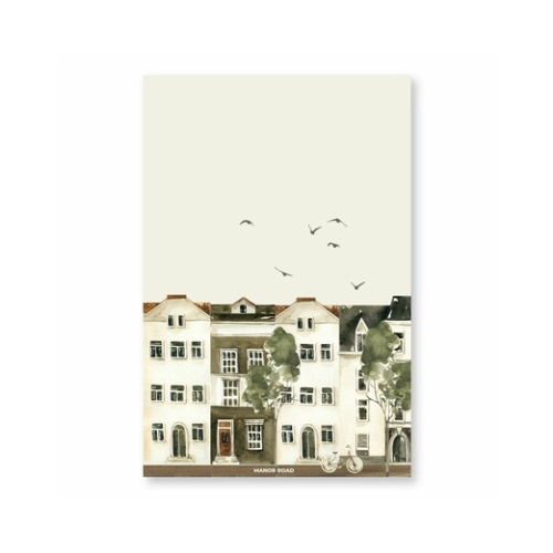 Microfiber Tea Towel - City Life
