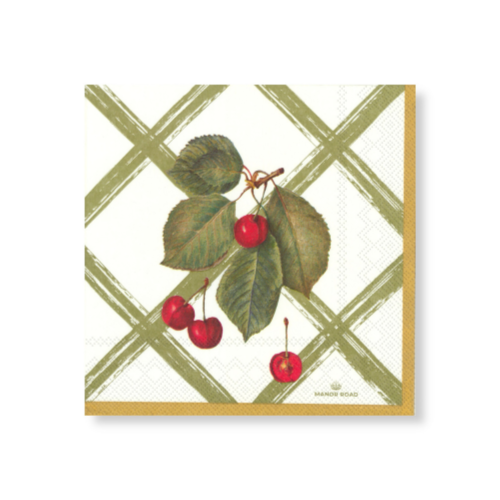 Cherry Canvas Napkins – Luncheon