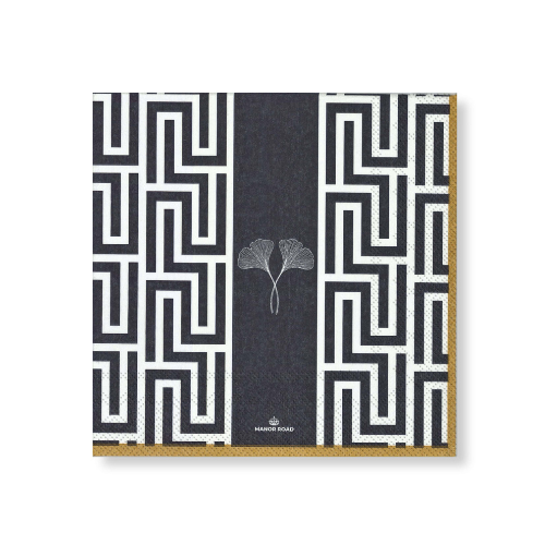 Gingko Navy Napkins – Luncheon