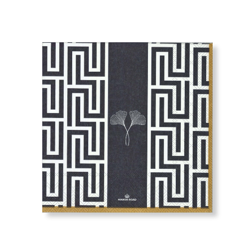 Gingko Navy Napkins – Dinner