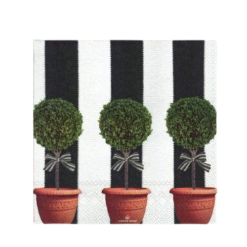 Topiary Napkins - Cocktail
