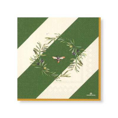 Manor Road Olive & Bee Napkins - Cocktail