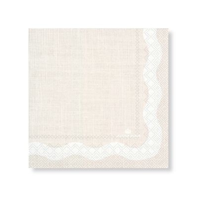 Linen (Wave Beige) Napkins – Cocktail